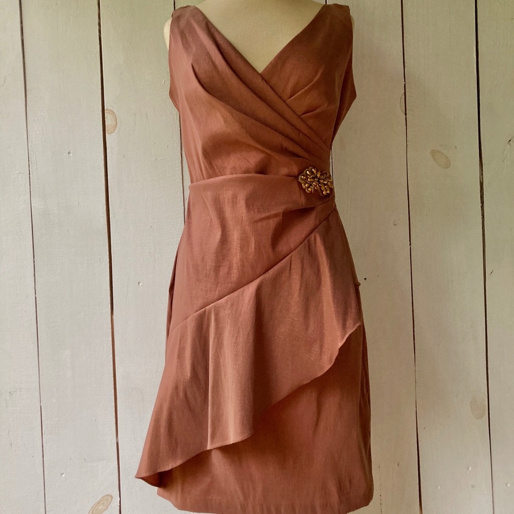 Brown Cocktail Dress